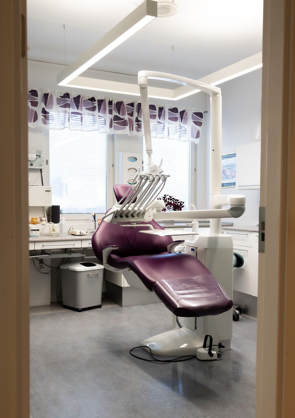 Behandlingsrum på Arninge Tandklinik.